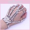 Alloy Skeleton Punk Finger Bone Chain Bracelet For Women Gift And Decor Party