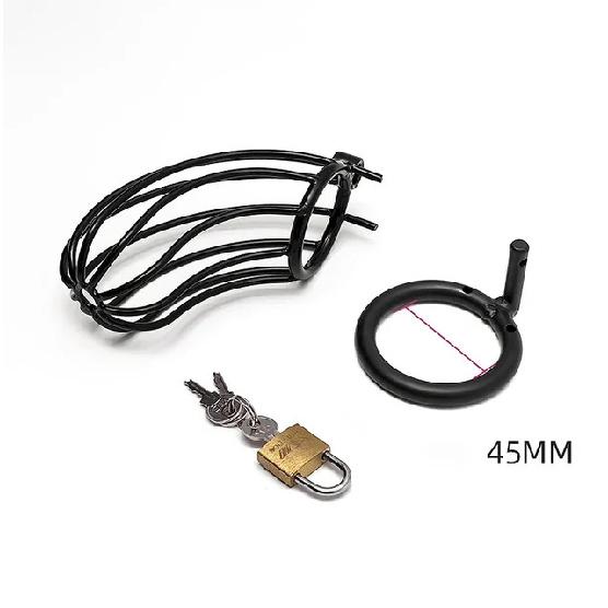 Man Metal Chastity Cage Device SM Adult Stainless Steel Urethra Lock Husband Penis Binding Abstinence from Sex Restriction