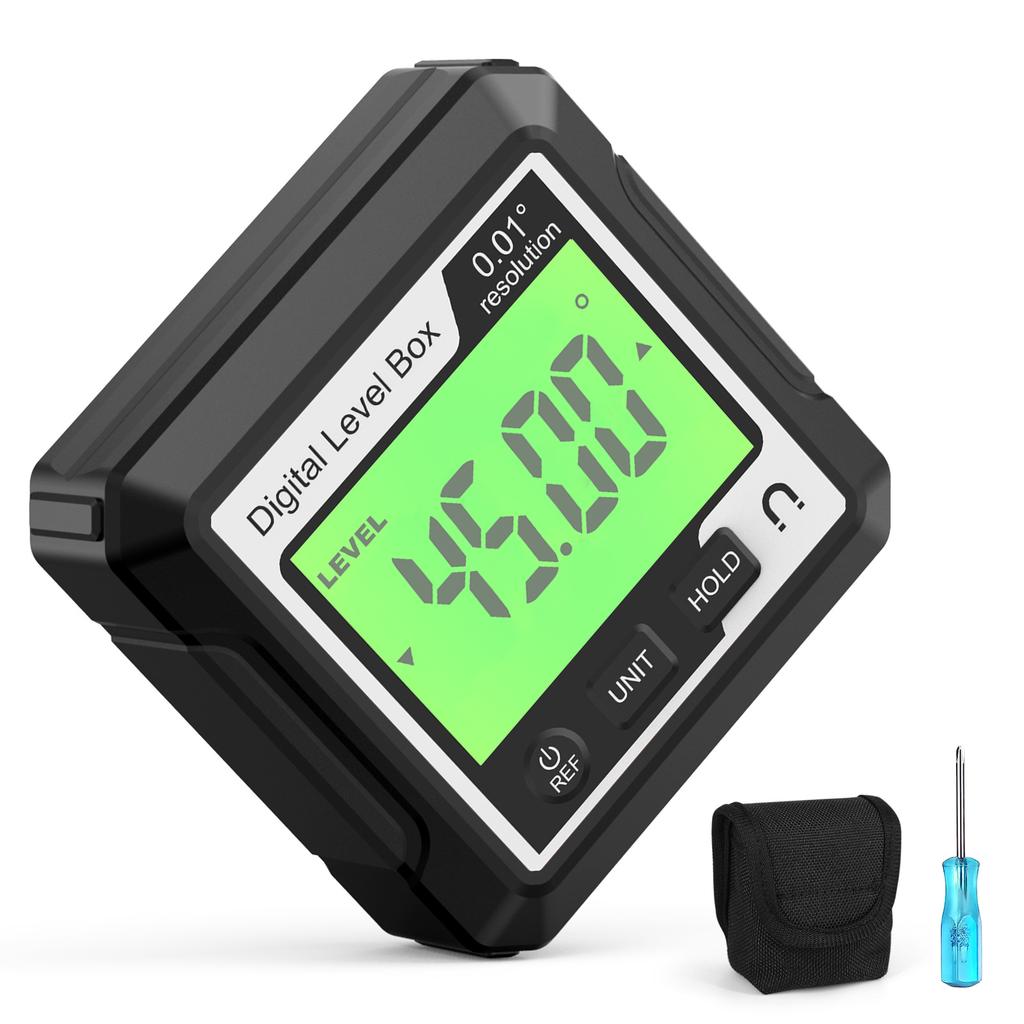 Magnetic Digital Level & Angles Finder / Inclinometer /Bevel Gauge LED Display