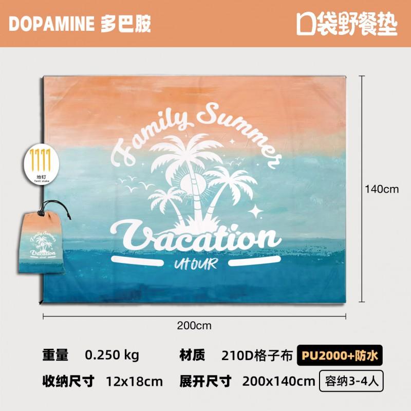 Portable Picnic Blanket Beach Lawn Camping Waterproof Sandproof Lightweight Foldable Outdoor Mat 2-6 Persons