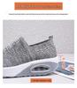 2023 Women's Breathable Flyknit Rocking Shoes with Non-slip Soft Sole and Air Cushion for Comfort