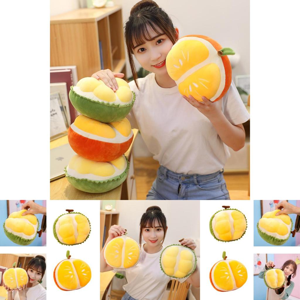 Super Soft Plush Fruit Doll Durian Orange Toy With Pp Cotton Stuffing
