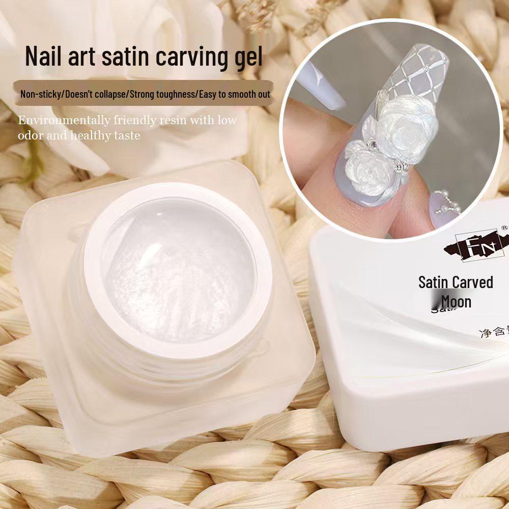

Satin Sculpting Gel Polish: 3D Carving & No-Wash Relief Design
