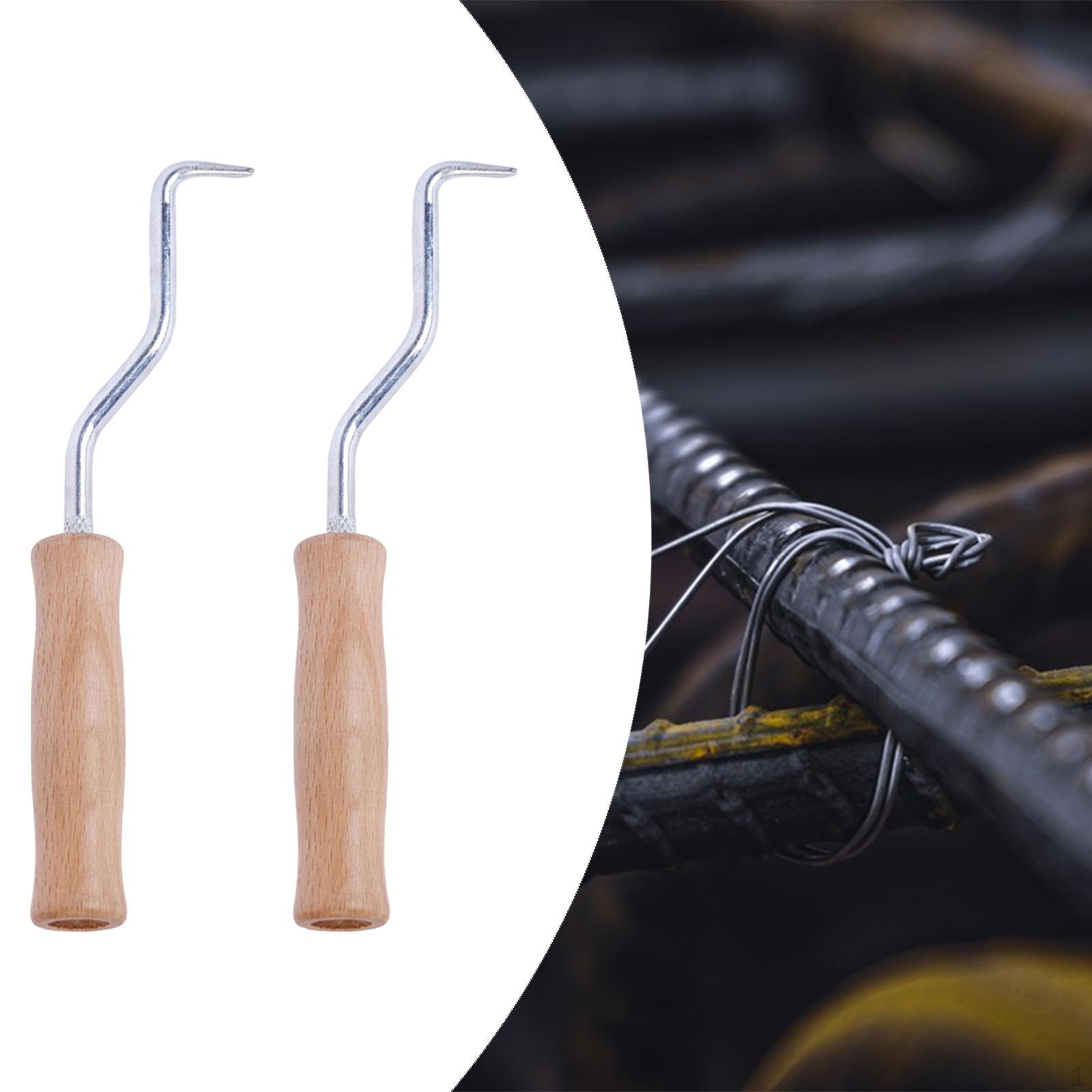

2 Pieces Wire Twisters, Tie Tools Convenient Sturdy Concrete Metal Twisting Fence Manual