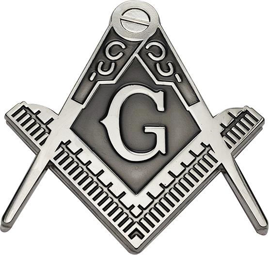 Metal Zinc Alloy Baking Paint Enamel Custom Masonic Car Logo Badge Pin Emblem custom