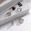 Titanium Steel Birthday Gift Zinc Zinc Alloy Men Ring Set Korean Style Ring Fashion Jewelry Vintage Ring