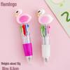 Cartoon Four-Color Ballpoint Pen - Cute Mini Oil Pen for Elementary Students, Learning Stationery, School Rewards, and Gifts