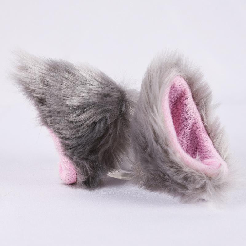 2pcs Motorcycle Helmet Accessories Plush Ears Designed for Easy Attachment to Helmets Providing Long-Lasting Decoration