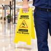 Bilingual Caution Sign Wet Floor Safety Sign, Double Sided English Spanish Yellow Warning A-Frame Foldable for Indoor Outdoor