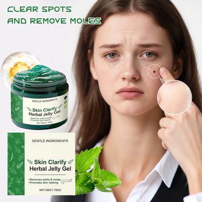 Herbal Jelly Gel, Removal Gel Blemishes Reduction Gel Uneven Skin Tone Care Gel,50g
