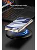 Samsung Z Fold7 Magnetic Hinge Case - Transparent Protective Cover with Triumph Stand