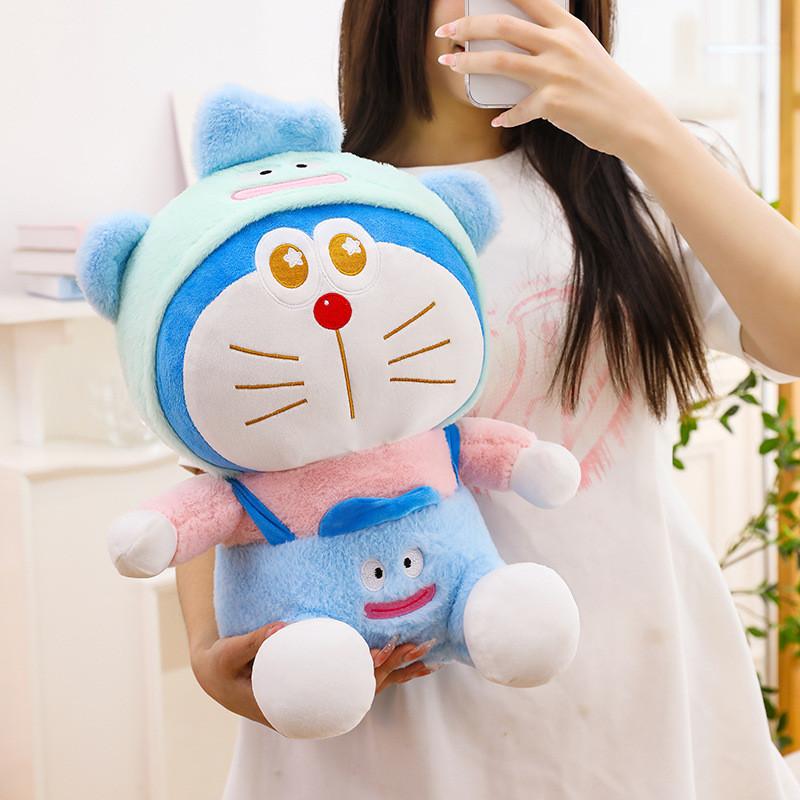 Doraemon Rabbit Plush Toy Cartoon Stuffed Doll Room Sofa Decoration Kids Gift