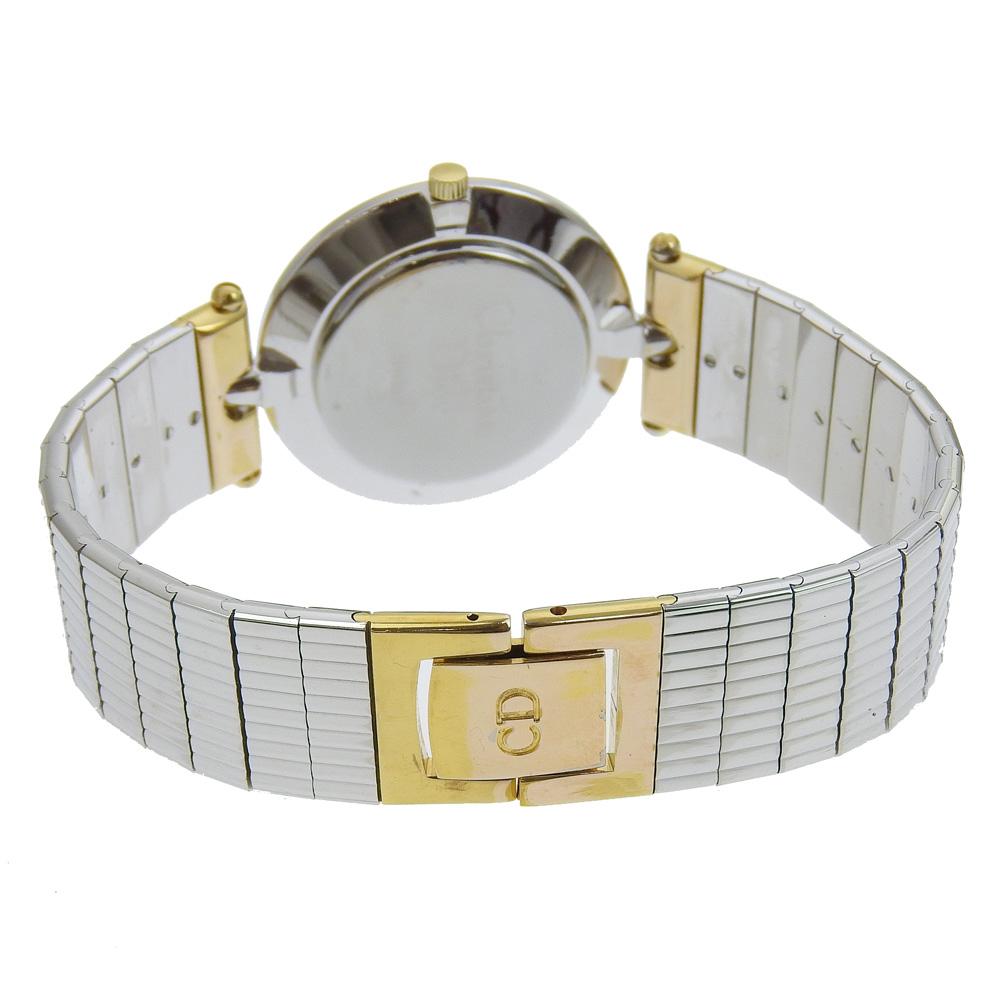 Dior Zegarki 3026 czarna tarcza Stal Nierdzewna/Pozłacany Kwarcowy Wyświetlacz Analogowy Damski Używany