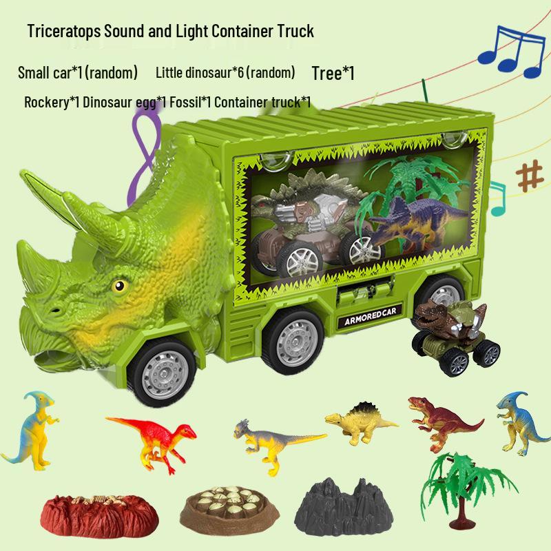 Dinosaurier Bagger Spielzeug: Tyrannosaurus Rex Transportfahrzeug für Kinder