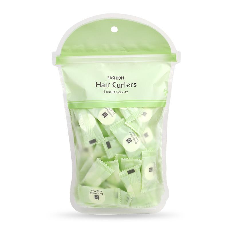 

50 шт. компрессионная бумажная маска для лица, нетканая увлажняющая влажная компрессионная маска, одноразовая компрессионная маска