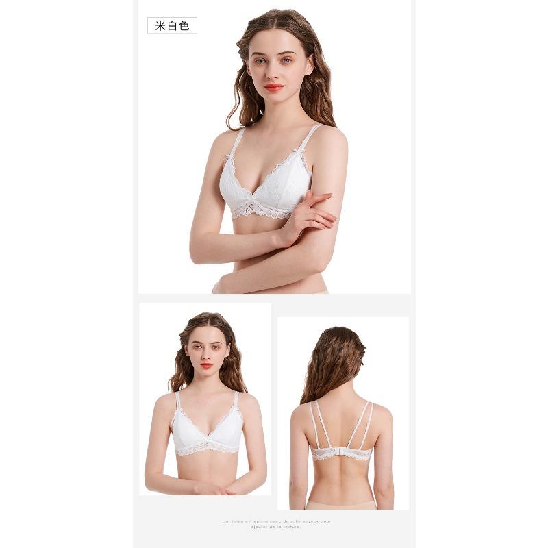 Lace No Underwire Comfortable Breathable Bra Small Breast Women Sexy Underwear