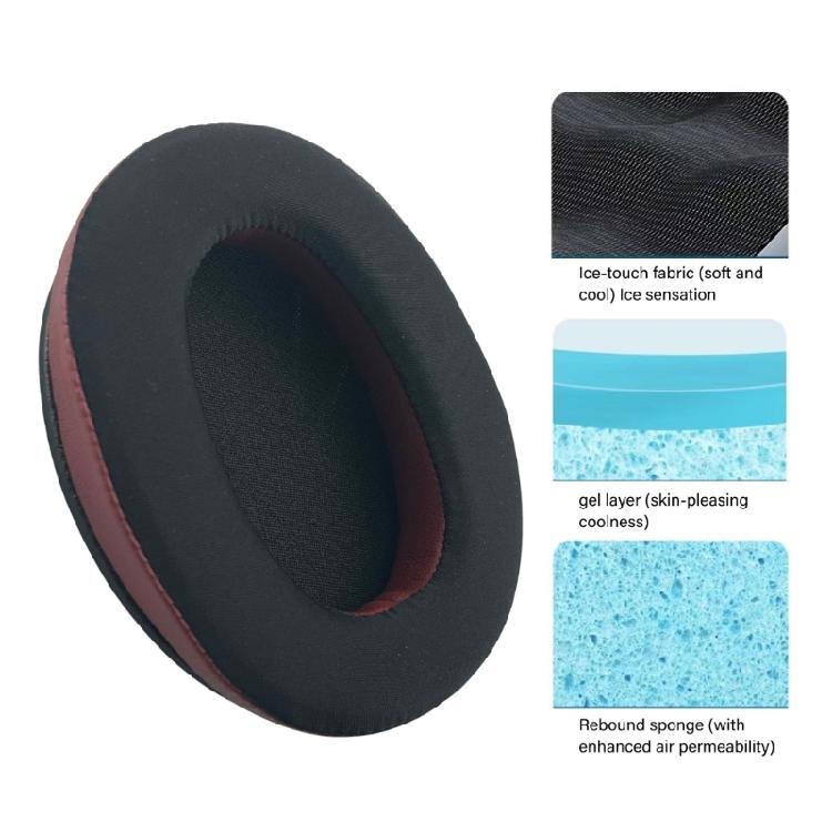 Replacement Cooling Gel Earpads Cushions for WH-XB910 XB910N Gaming Headsets Ear Pads