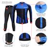 Lixada Men's Cycling Clothing Set Autumn Winter Long Sleeve Windproof Cycling Jersey Coat Jacket