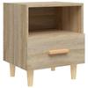 VidaXL Bedside Table Sonoma Oak 40x35x47 Cm 812012