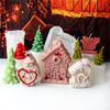 Elegant Silicone Soap Molds Christmas Theme Candle Crafting Moulds Silicone Texture Craft Tool Hand-Making Supplies
