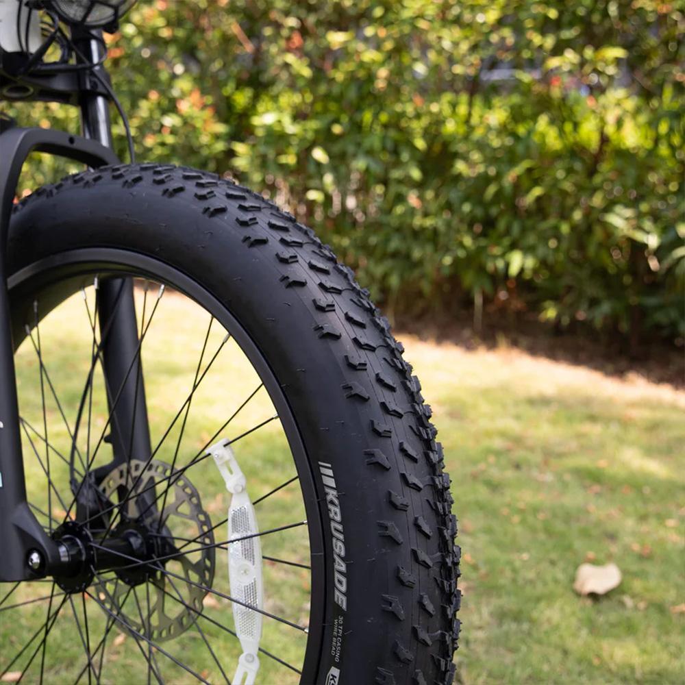 Electric Bicycle Cyrusher Ranger 750W Motor Fully Suspension Adult Electric Bike 52V 20AH Dual Hydraulic Brake 26" Fat Tire Max Load 150kg