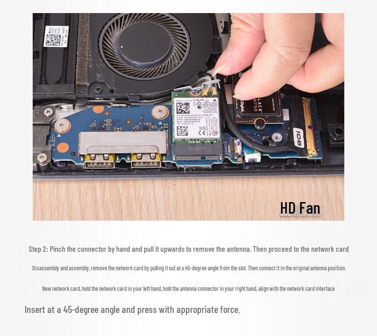 Qualcomm QCNFA765 WiFi 6E Network Card with Bluetooth 5.3 for Laptops & Desktops (Dual-Band 5G, Ultra AX210).