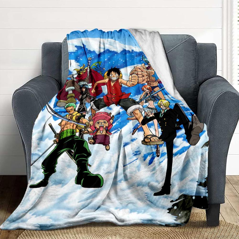 One PieceSoft Throw Blanket Flannel Blanket Warm Sofa Bed Camping Home Decor Unique Christmas Gift C393