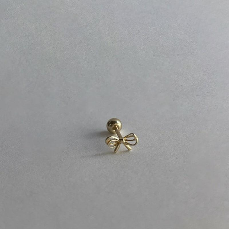 MARQUEMENT 10k 14k Petit Bow Piercing