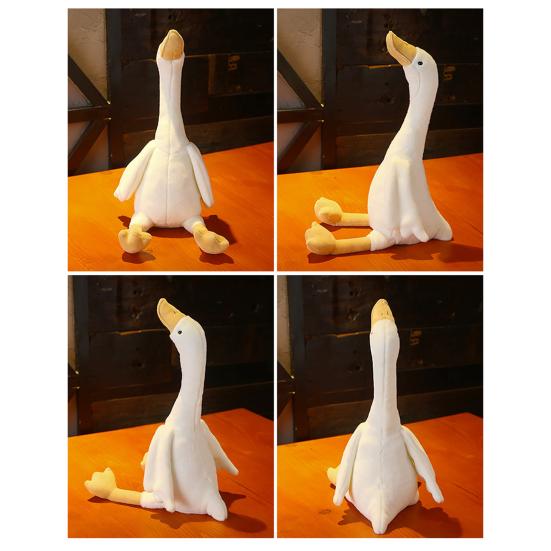 Long Neck Goose Plush Doll, Soft Stuffed Animal, Cute Fluffy Swan Pillow for Bedroom Decor, Sleep Companion Gift for Toddlers And Adults