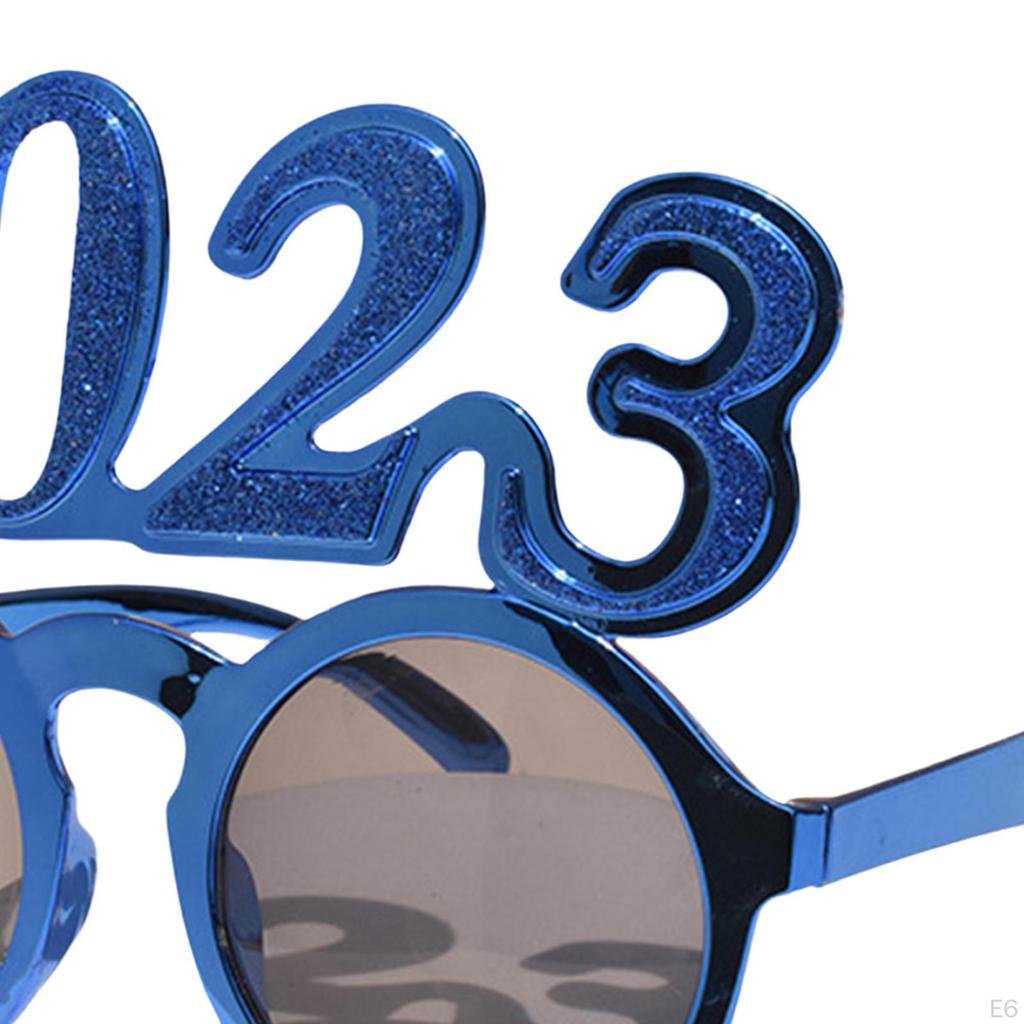 Funny Glasses,Eve Party Supplies Decorations Photo Prop,New Years Glasses for Celebration