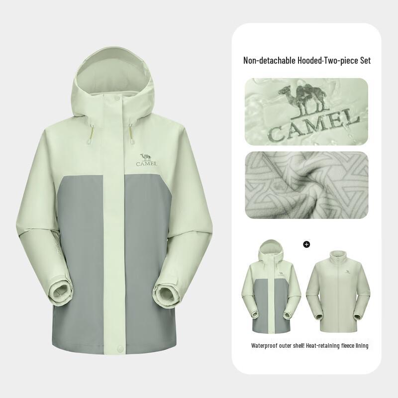 Camel Warm Windproof Fleece Lined Jacket