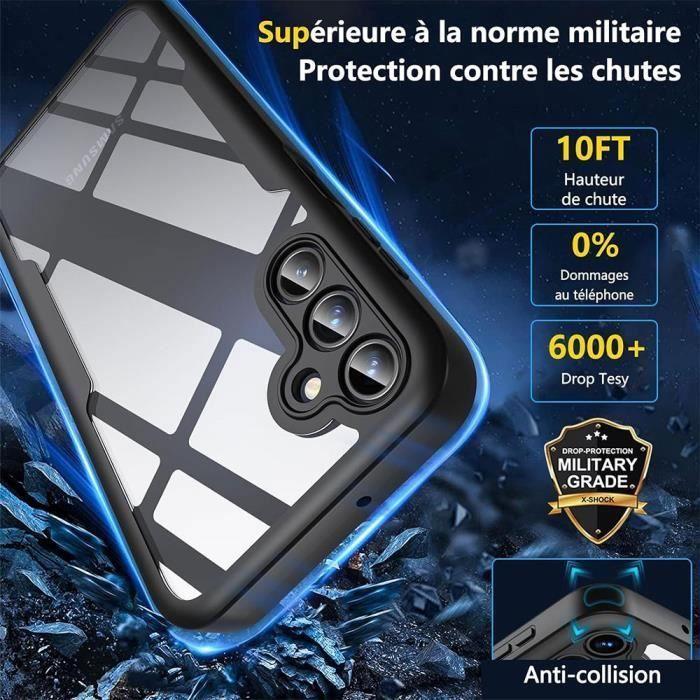 Coque de protection - BOOLING - pour Samsung Galaxy A15 4G-5G - Rigide - Anti-Rayure - Protection 360°