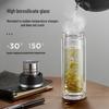 Wushengwu Cool Double-Layer Glass Tea Infuser Bottle 380ml