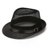New Fashion Summer Casual Unisex Beach Brim Jazz Sun Hat Panama Hat Paper Straw Women Men Cap With Breathable