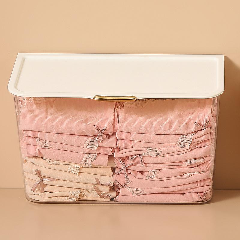 Корзина для хранения домашней одежды для ванной комнаты не прокалывается и не оставляет следов настенная для грязной одежды носков пыленепроницаемая многофункциональная отделка 1576₽