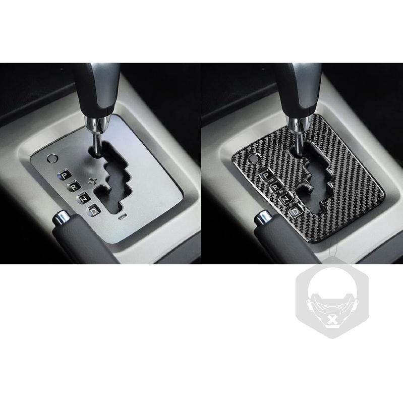 1pc Car Center Console Gear Shift Panel Decoration Sticker Real Soft Carbon Fiber Car Interior Compatible with Subaru Forester 2008-2012 Accessories