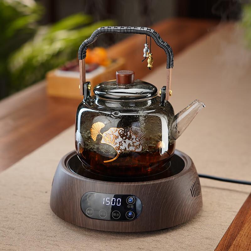 Quandu Glass Steam & Boil Integrated Teapot Set