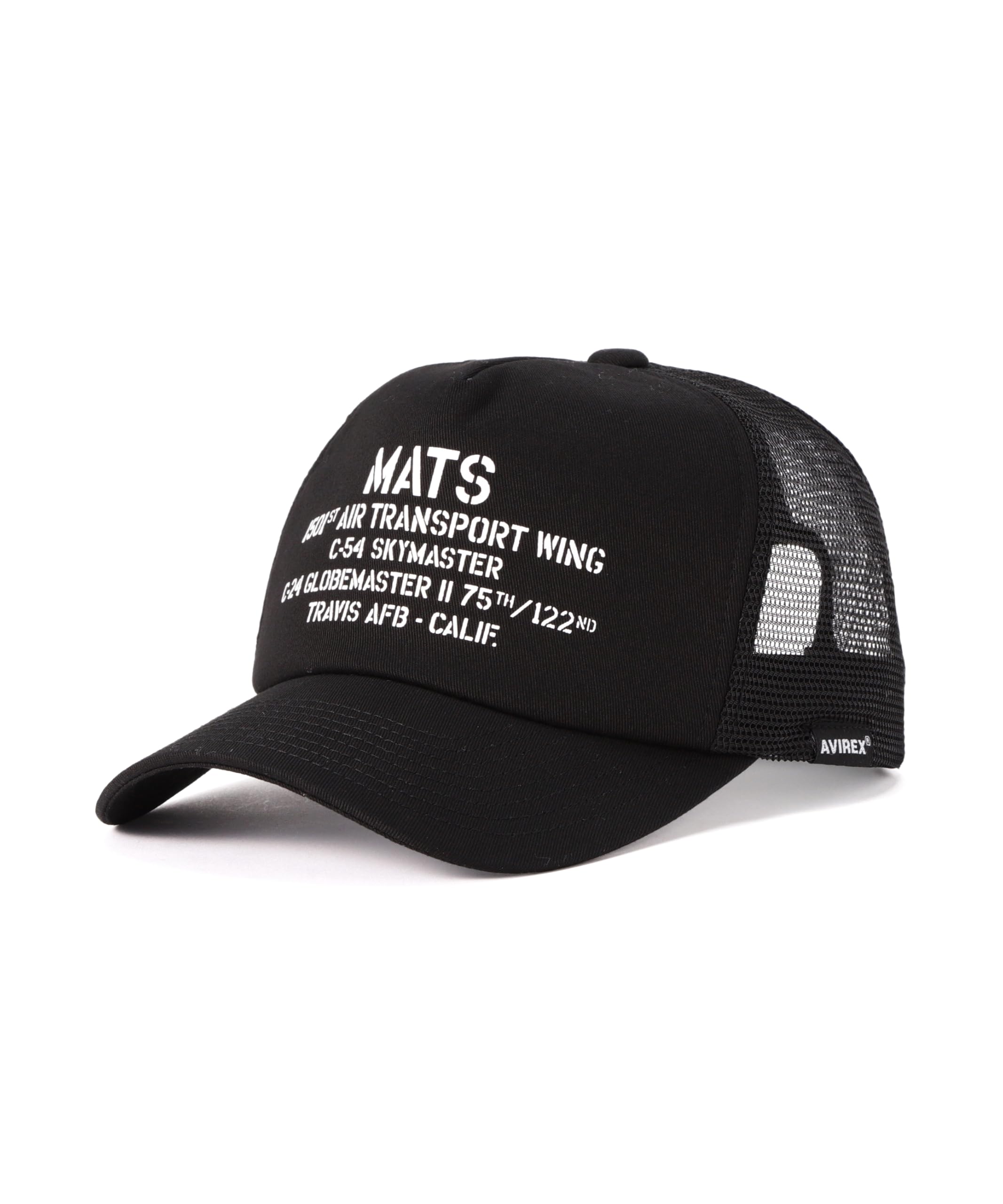 AVIREX MESH CAP MATS 783-6974001 black