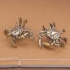 Handmade Crab Ornaments Antique Crab Miniatures Retro Crab Small Statue  Tea Pet