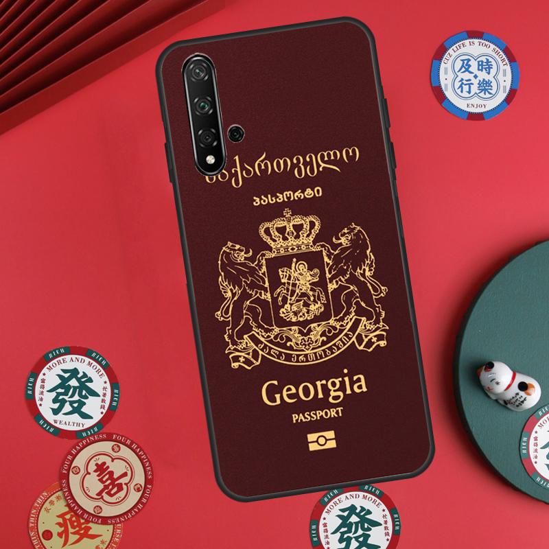 

Georgia Grunge Flag For Huawei Nova Y73 Y72 Y61 Y91 Y90 Y70 Y60 12s 12i 11i 8i 9 10 SE P60 Pro P30 P40 Lite Case Huawei Nova Y73