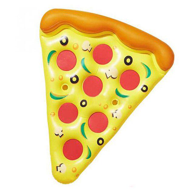 1PC 180cm Inflatable Swimming Ring Pizza Floating Bed Floats Raft Air Mattresses Swimming Pool Toys