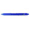 Pilot Frixion Ball Knock Blue x 3 pens 0.7mm LFBK-23F-L