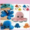 Soft And Adorable Double-sided Flip Reversible Octopus Plush Toy For Kids