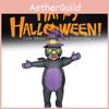 Halloween Cat Inflatable Costume With Animal Cartoon Walking Suit For Kids And Adults