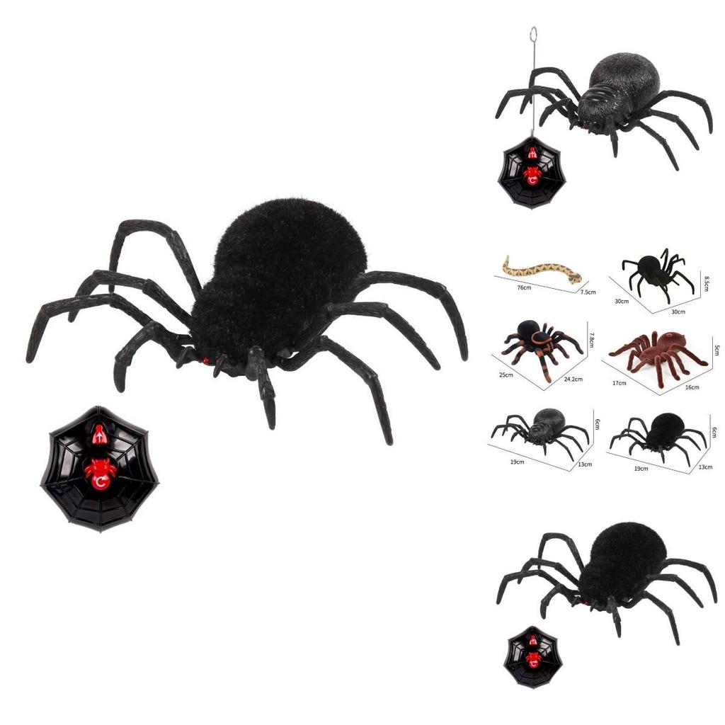 Remote Control Spider Toy With Plastic Material For Kids Age 7 To 14