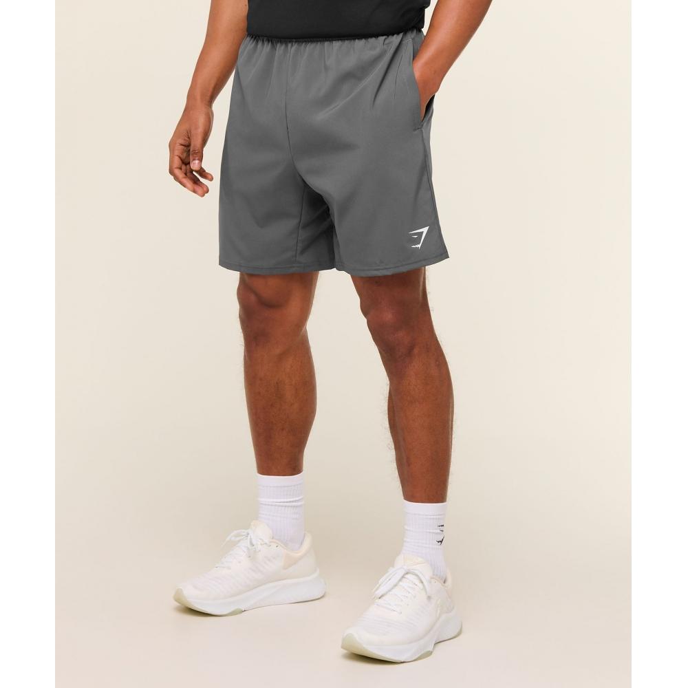 Gymshark Arrival 7  Shorts Silhouette Grey A2a1l Gbp4