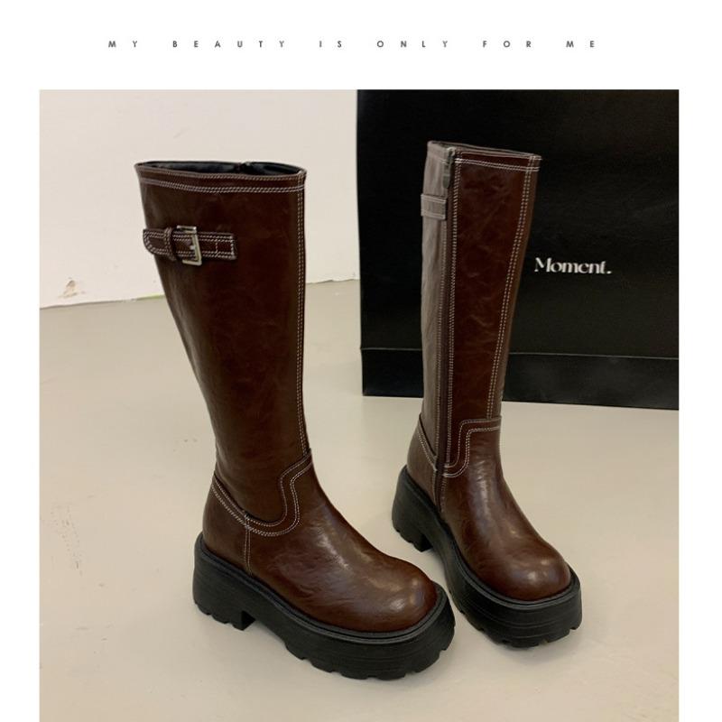 

Women s side zipper lightweight outdoor hiking mountaineering non-slip sports and leisure one-step non-fatigue foot high boots 40 коричневый