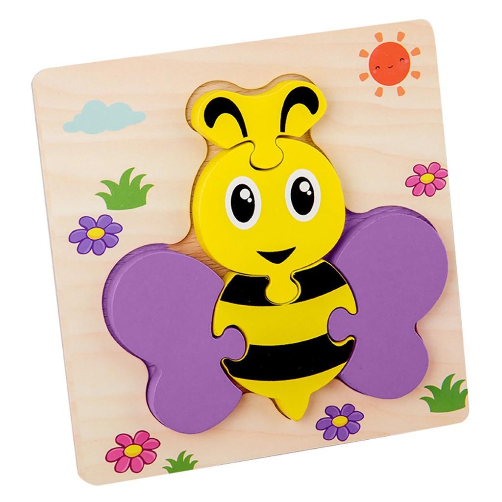 

Деревянные пазлы для малышей 1, 2, 3 лет, развивающие игрушки для мальчиков и девочек