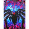 Boys' short sleeved 2-piece set with 3D spider print pattern