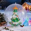35cm Giant Inflatable Christmas Balls PVC Big Balls Xmas Tree Decorations Outdoor Holiday Yard Lawn Christmas Balloon